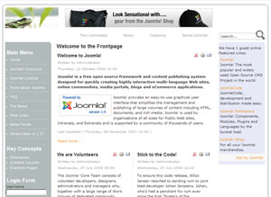 Light Joomla! 1.5 sablon