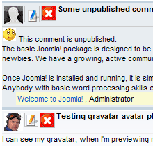 yvComment - Joomla! hozzászólások kezelése