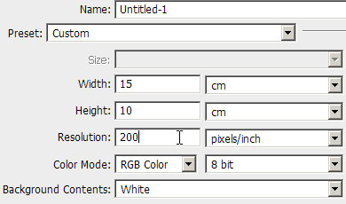New file